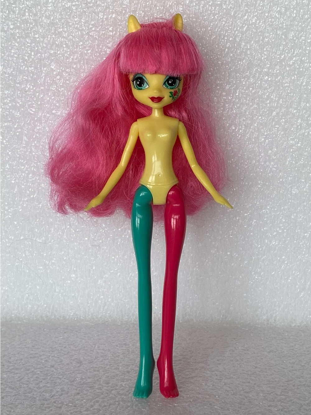 My Little Pony Equestria Girls Rainbow Rocks Roseluck Doll Pink Hair 9"Tall
